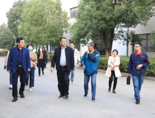 省发改委调研组莅临牛博在线登录官网工厂调研