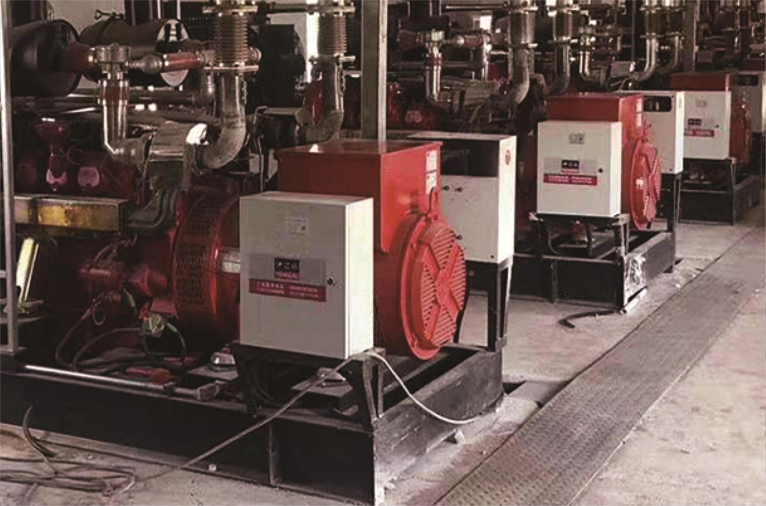 陕北中石化天然气发电站项目（斗山配牛博在线登录官网10台200KW）